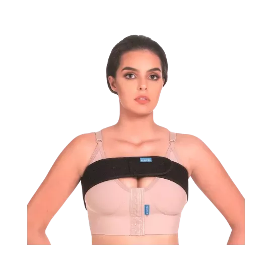 Faixa pós-operatório para mamoplastia em neoprene